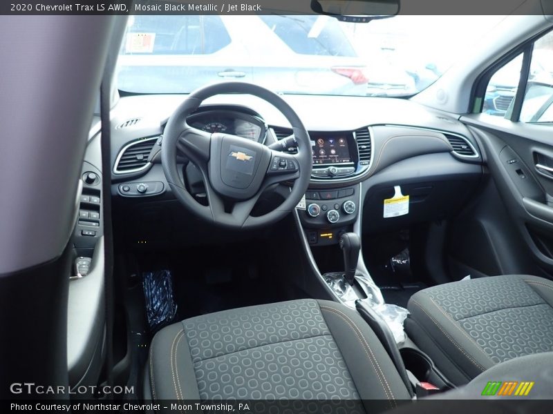 Mosaic Black Metallic / Jet Black 2020 Chevrolet Trax LS AWD