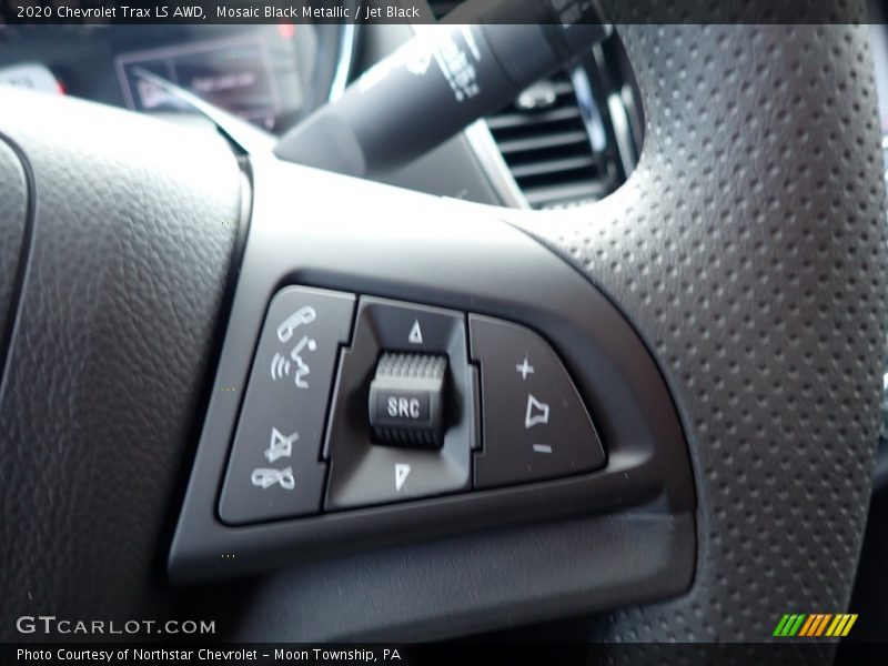 Mosaic Black Metallic / Jet Black 2020 Chevrolet Trax LS AWD