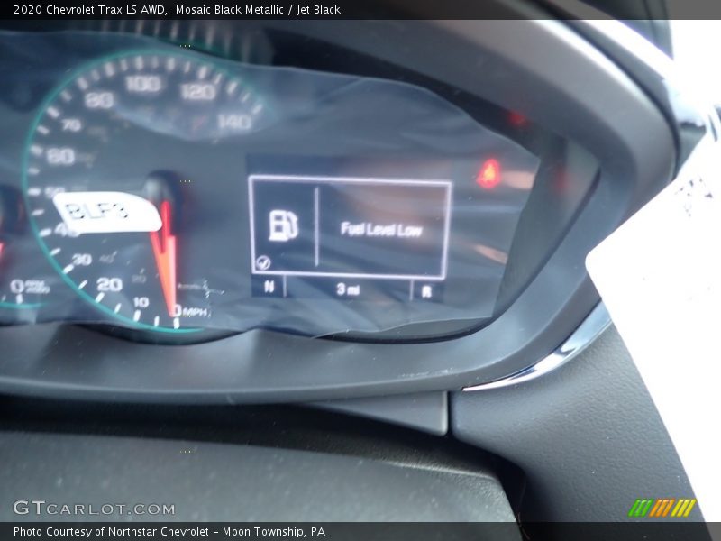 Mosaic Black Metallic / Jet Black 2020 Chevrolet Trax LS AWD