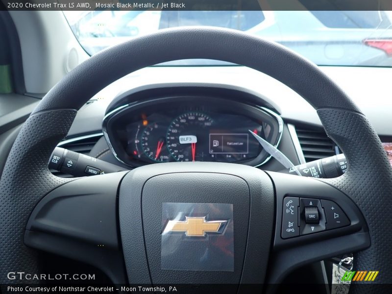 Mosaic Black Metallic / Jet Black 2020 Chevrolet Trax LS AWD