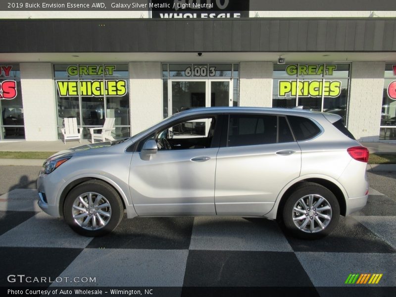 Galaxy Silver Metallic / Light Neutral 2019 Buick Envision Essence AWD