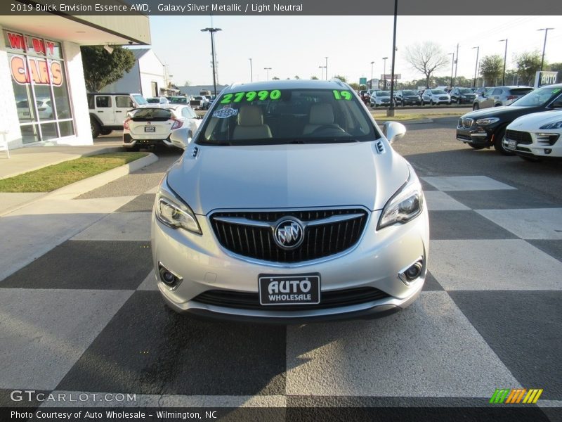 Galaxy Silver Metallic / Light Neutral 2019 Buick Envision Essence AWD
