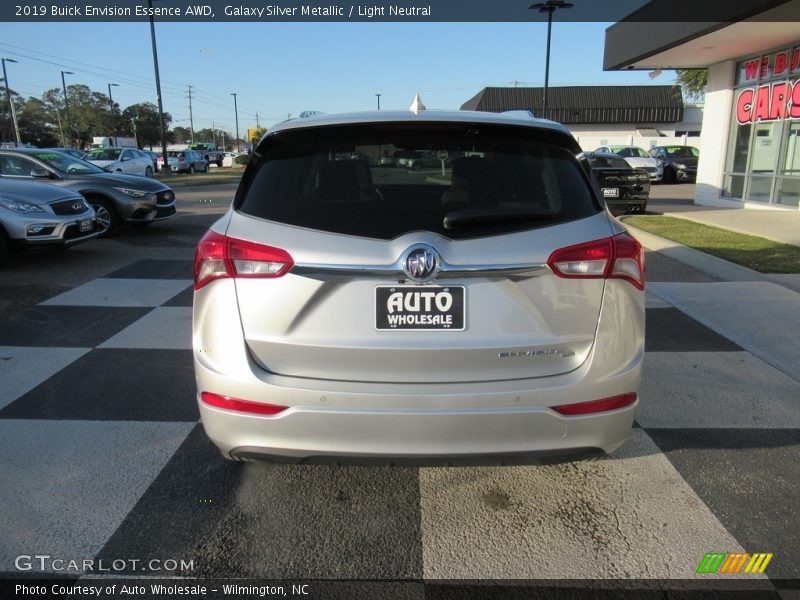 Galaxy Silver Metallic / Light Neutral 2019 Buick Envision Essence AWD