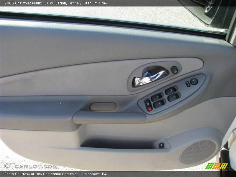 White / Titanium Gray 2006 Chevrolet Malibu LT V6 Sedan