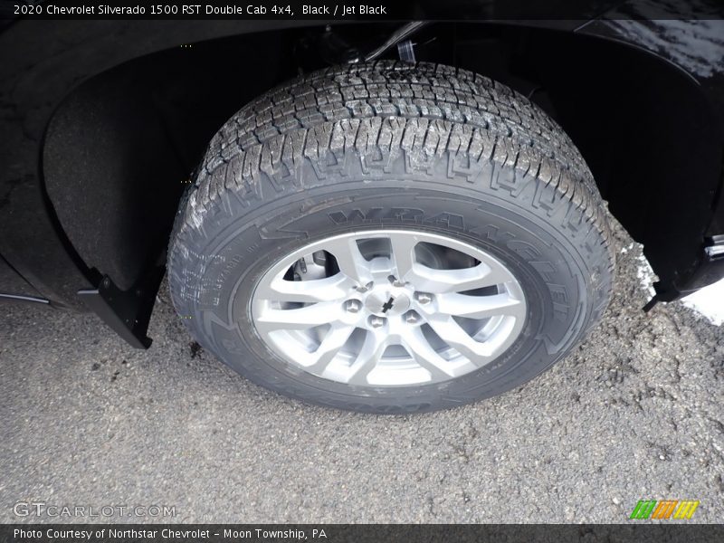 Black / Jet Black 2020 Chevrolet Silverado 1500 RST Double Cab 4x4