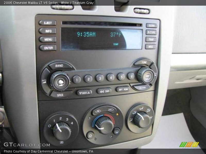 White / Titanium Gray 2006 Chevrolet Malibu LT V6 Sedan