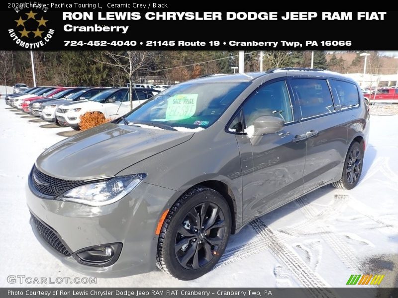 Ceramic Grey / Black 2020 Chrysler Pacifica Touring L