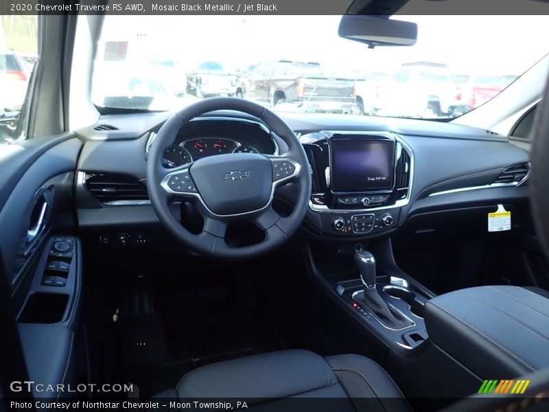 Dashboard of 2020 Traverse RS AWD