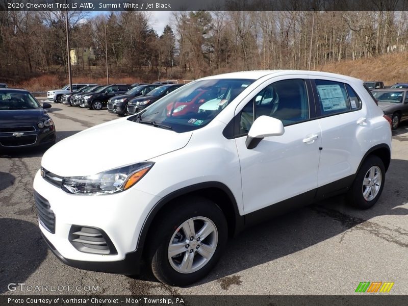 Summit White / Jet Black 2020 Chevrolet Trax LS AWD