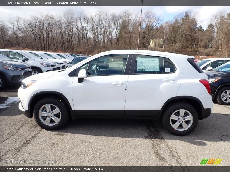 Summit White / Jet Black 2020 Chevrolet Trax LS AWD