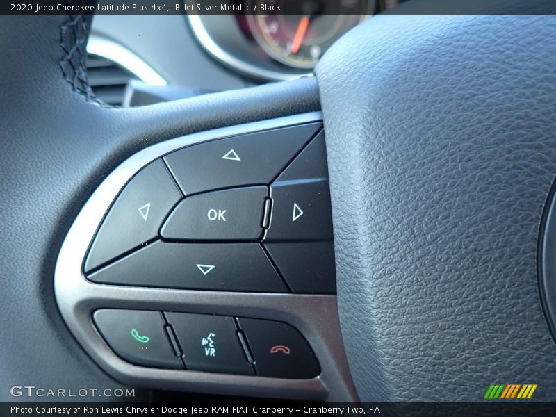 Billet Silver Metallic / Black 2020 Jeep Cherokee Latitude Plus 4x4