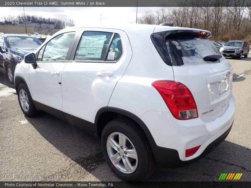 Summit White / Jet Black 2020 Chevrolet Trax LS AWD