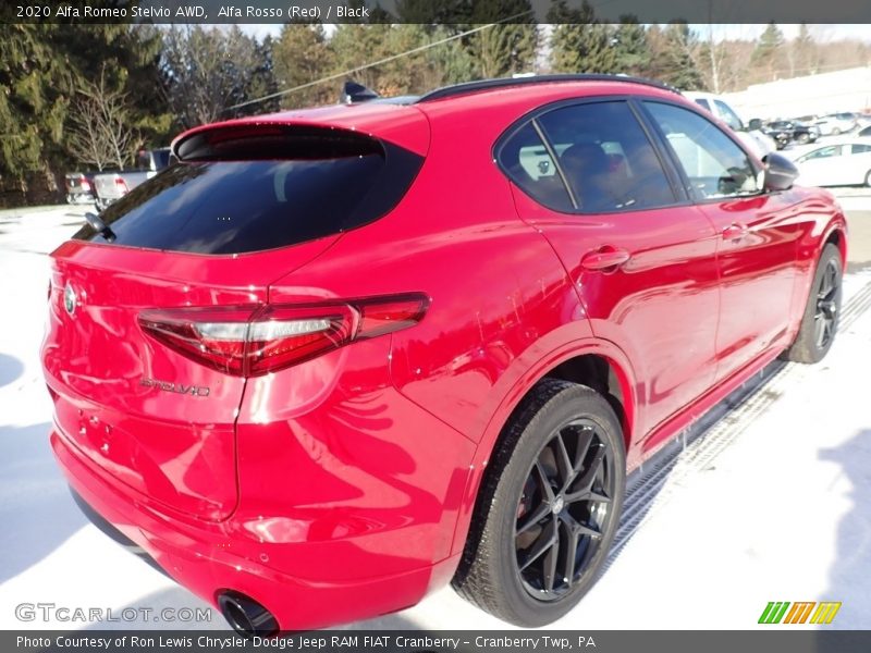 Alfa Rosso (Red) / Black 2020 Alfa Romeo Stelvio AWD