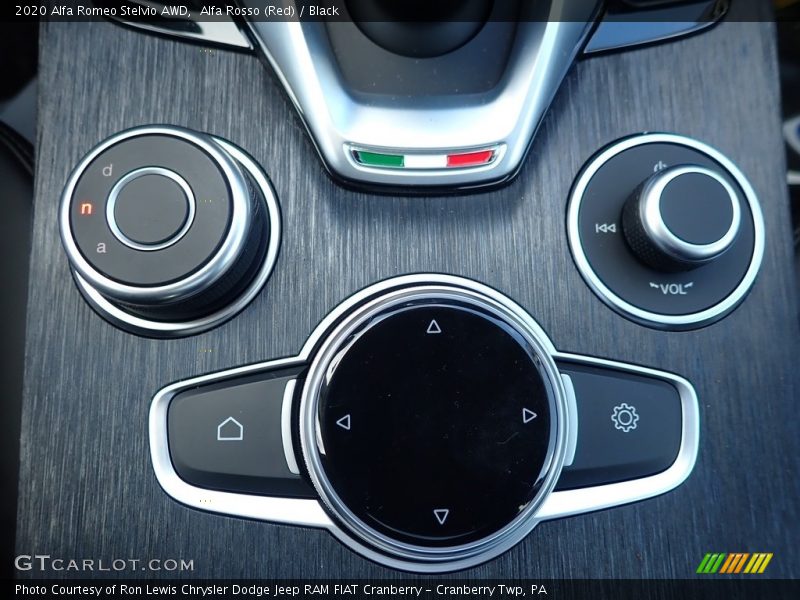 Controls of 2020 Stelvio AWD