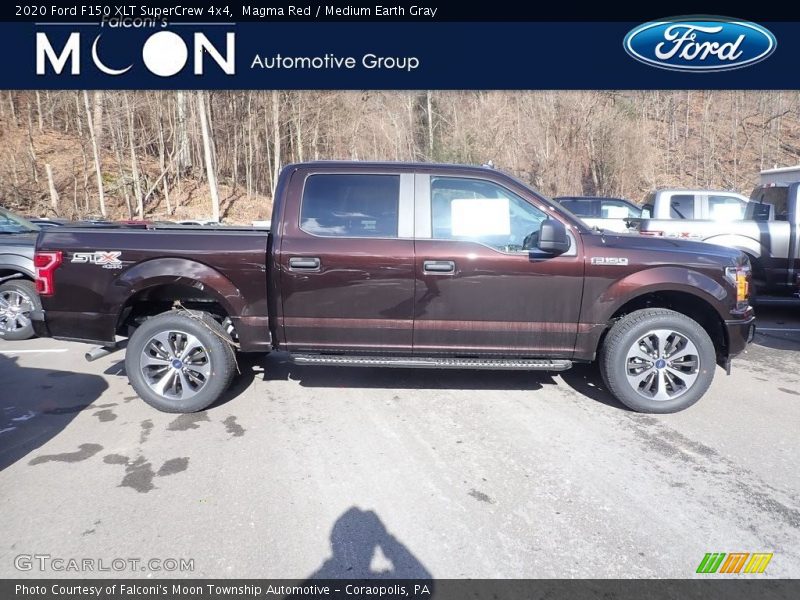 Magma Red / Medium Earth Gray 2020 Ford F150 XLT SuperCrew 4x4