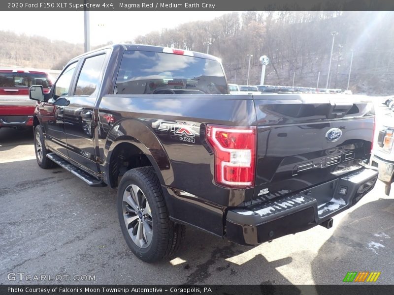 Magma Red / Medium Earth Gray 2020 Ford F150 XLT SuperCrew 4x4