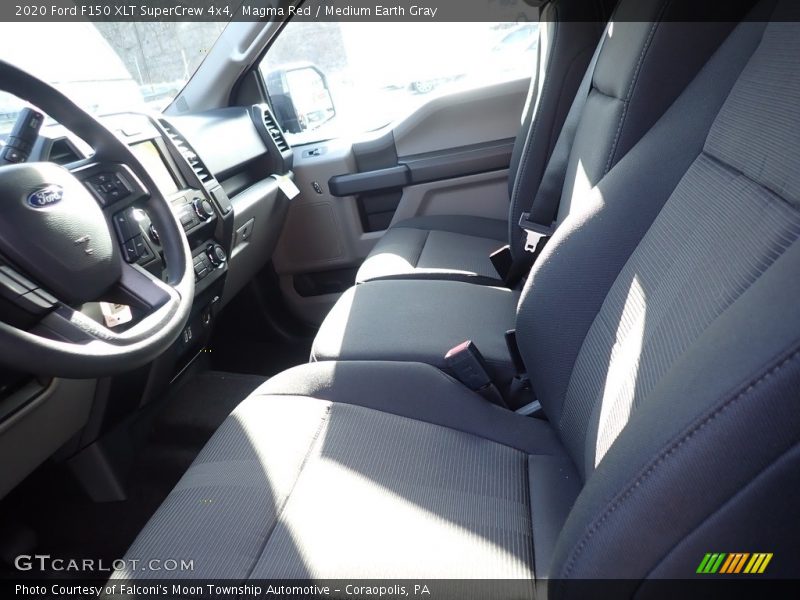 Magma Red / Medium Earth Gray 2020 Ford F150 XLT SuperCrew 4x4