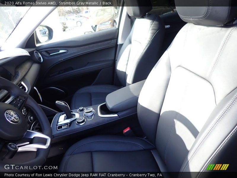 Stromboli Gray Metallic / Black 2020 Alfa Romeo Stelvio AWD