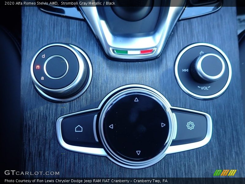 Controls of 2020 Stelvio AWD