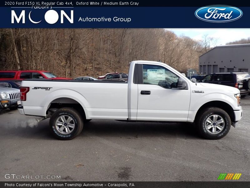 Oxford White / Medium Earth Gray 2020 Ford F150 XL Regular Cab 4x4