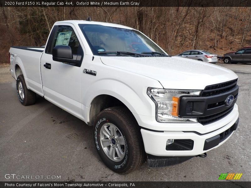Front 3/4 View of 2020 F150 XL Regular Cab 4x4