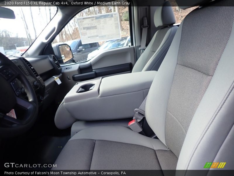 Oxford White / Medium Earth Gray 2020 Ford F150 XL Regular Cab 4x4