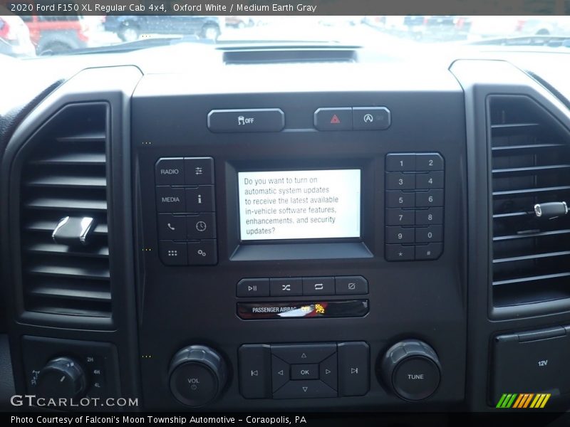 Oxford White / Medium Earth Gray 2020 Ford F150 XL Regular Cab 4x4