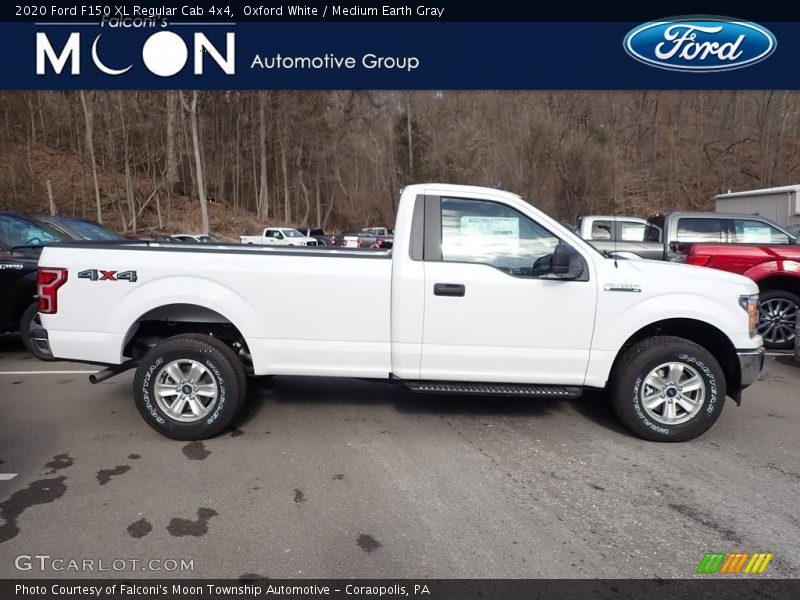 Oxford White / Medium Earth Gray 2020 Ford F150 XL Regular Cab 4x4