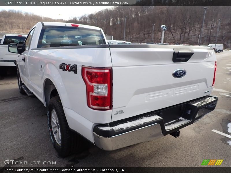 Oxford White / Medium Earth Gray 2020 Ford F150 XL Regular Cab 4x4