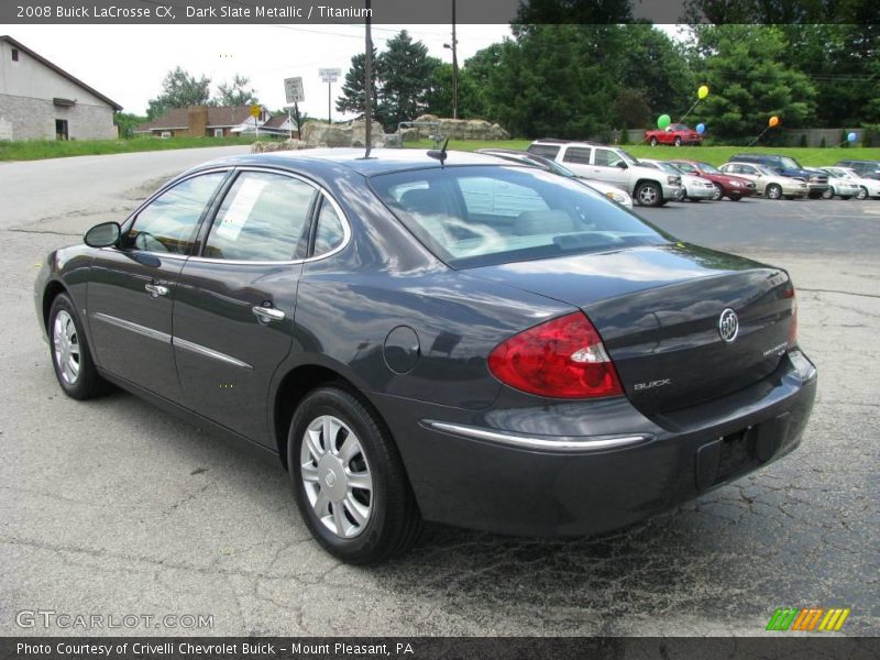Dark Slate Metallic / Titanium 2008 Buick LaCrosse CX