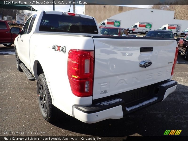 Oxford White / Ebony 2020 Ford Ranger XLT SuperCab 4x4