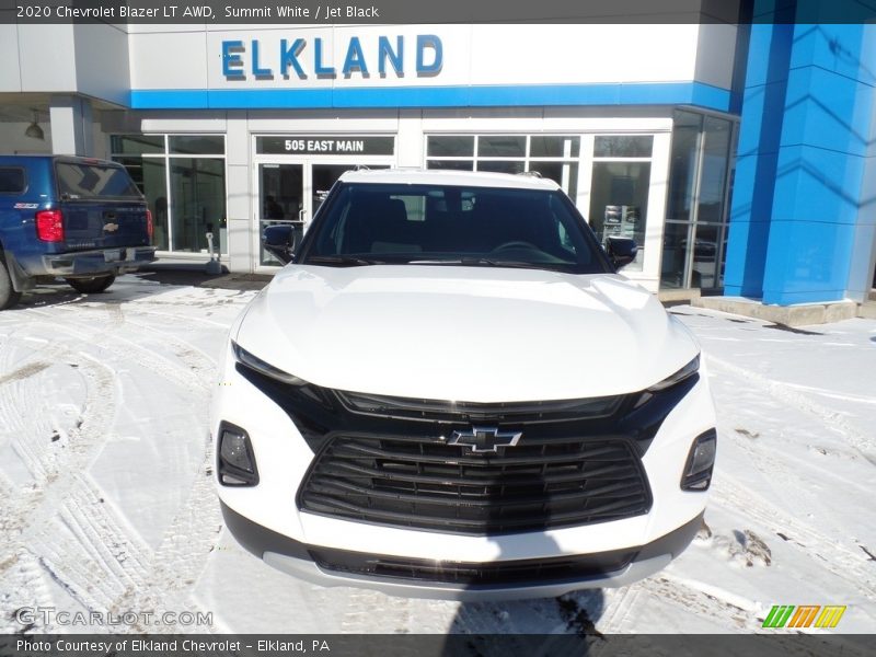 Summit White / Jet Black 2020 Chevrolet Blazer LT AWD