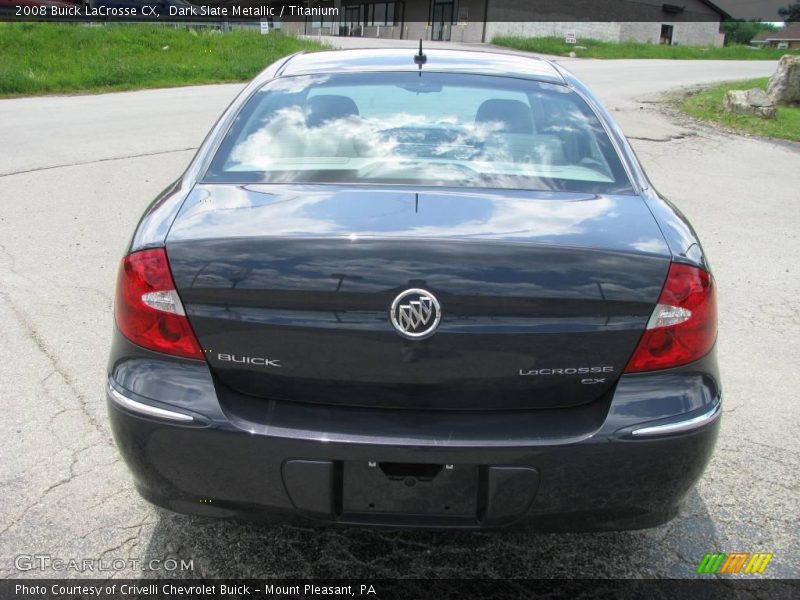 Dark Slate Metallic / Titanium 2008 Buick LaCrosse CX