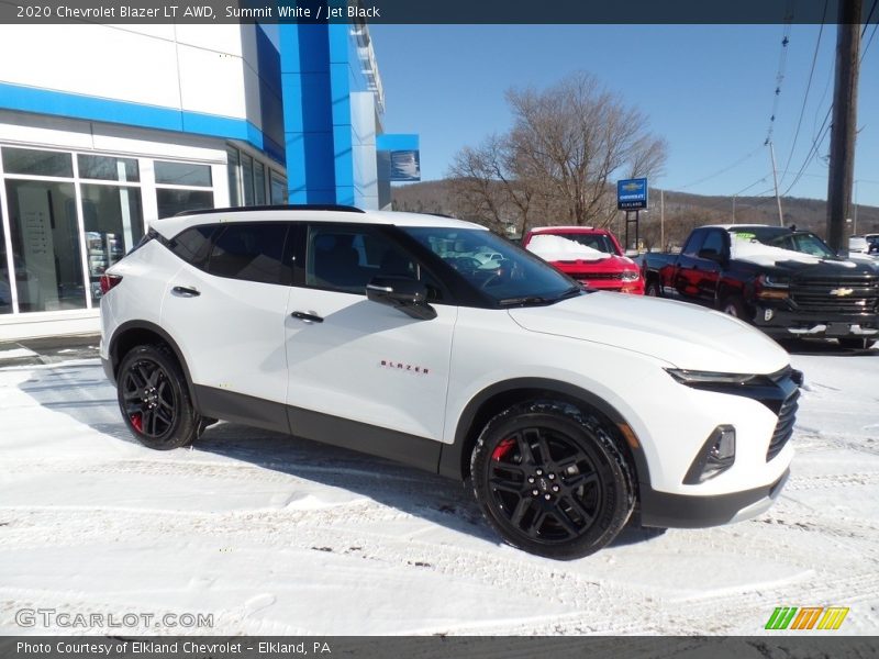 Summit White / Jet Black 2020 Chevrolet Blazer LT AWD