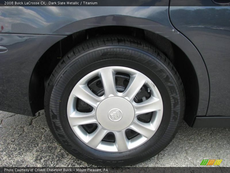 Dark Slate Metallic / Titanium 2008 Buick LaCrosse CX