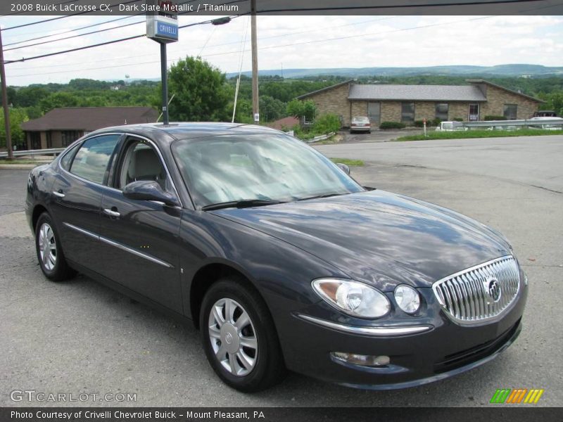 Dark Slate Metallic / Titanium 2008 Buick LaCrosse CX