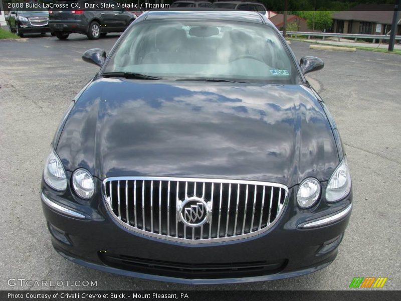 Dark Slate Metallic / Titanium 2008 Buick LaCrosse CX