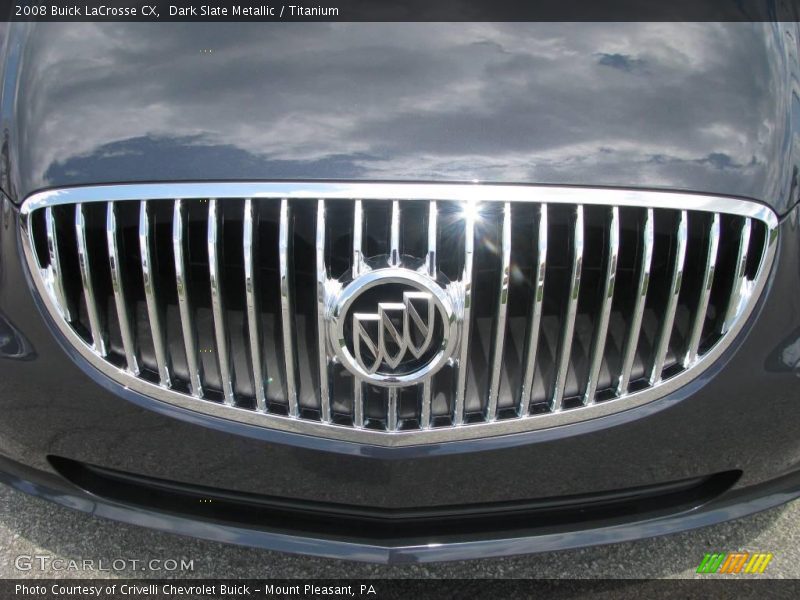 Dark Slate Metallic / Titanium 2008 Buick LaCrosse CX