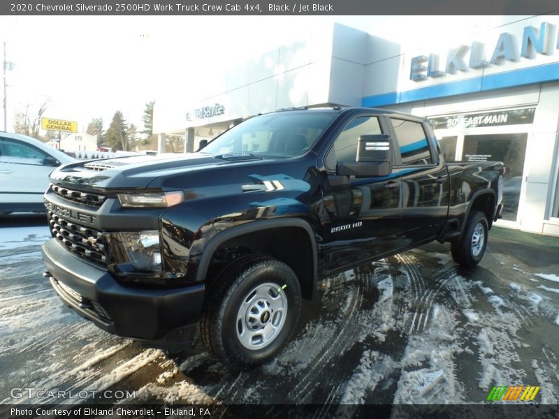 Black / Jet Black 2020 Chevrolet Silverado 2500HD Work Truck Crew Cab 4x4