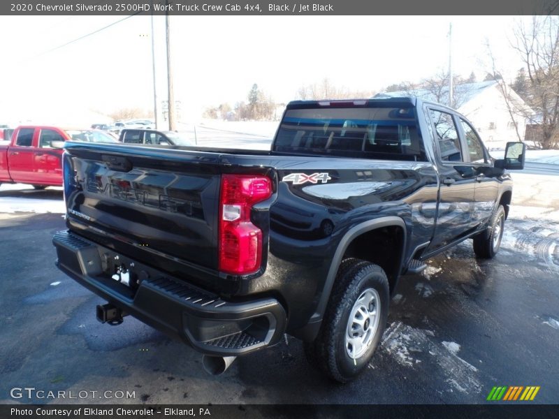 Black / Jet Black 2020 Chevrolet Silverado 2500HD Work Truck Crew Cab 4x4