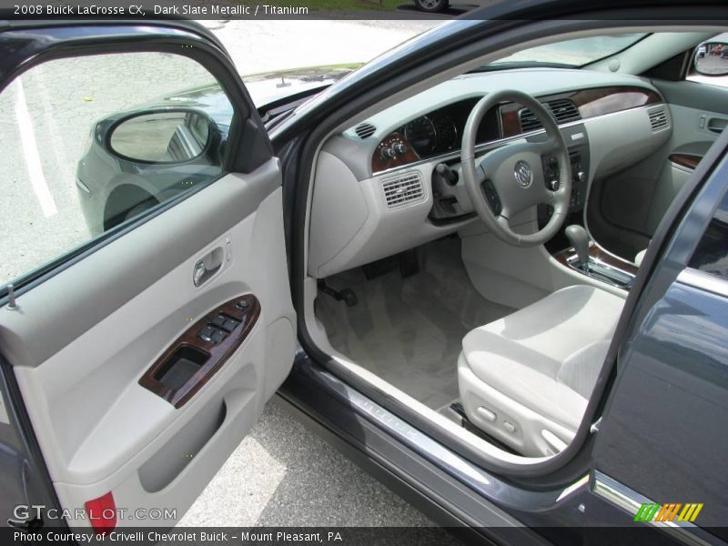 Dark Slate Metallic / Titanium 2008 Buick LaCrosse CX