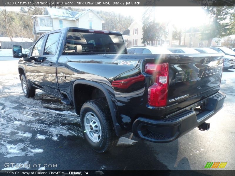 Black / Jet Black 2020 Chevrolet Silverado 2500HD Work Truck Crew Cab 4x4