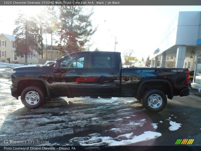 Black / Jet Black 2020 Chevrolet Silverado 2500HD Work Truck Crew Cab 4x4