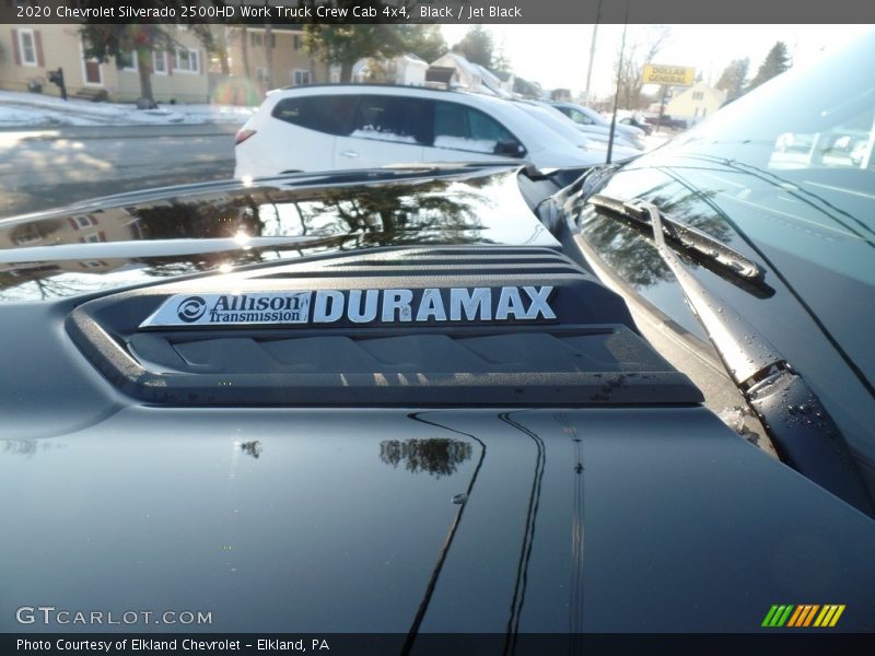 Black / Jet Black 2020 Chevrolet Silverado 2500HD Work Truck Crew Cab 4x4