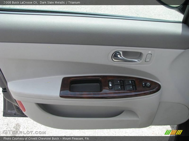 Dark Slate Metallic / Titanium 2008 Buick LaCrosse CX