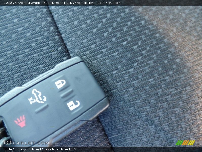 Black / Jet Black 2020 Chevrolet Silverado 2500HD Work Truck Crew Cab 4x4