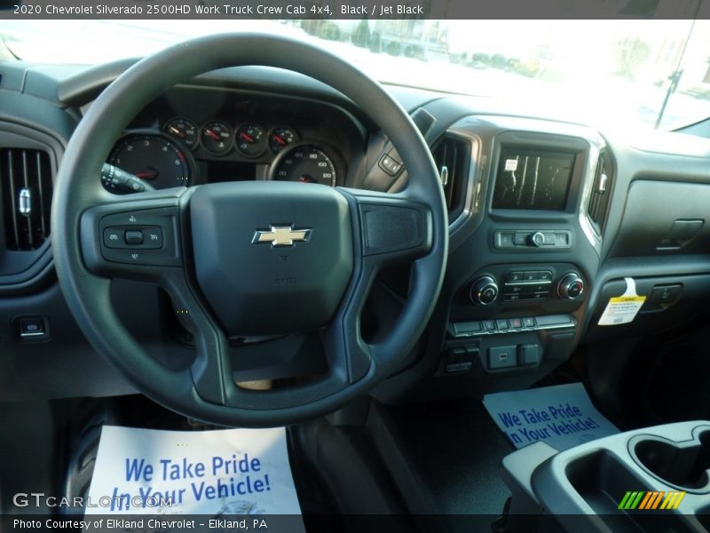 Black / Jet Black 2020 Chevrolet Silverado 2500HD Work Truck Crew Cab 4x4
