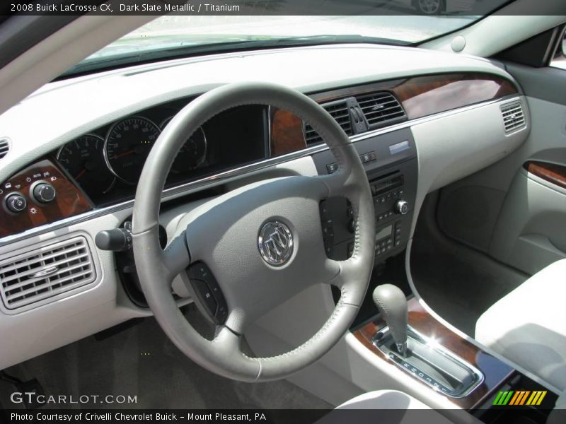 Dark Slate Metallic / Titanium 2008 Buick LaCrosse CX