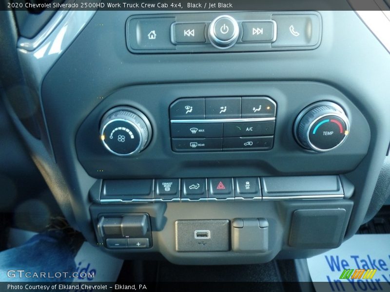 Black / Jet Black 2020 Chevrolet Silverado 2500HD Work Truck Crew Cab 4x4