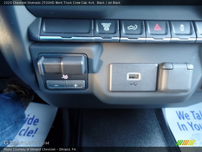 Black / Jet Black 2020 Chevrolet Silverado 2500HD Work Truck Crew Cab 4x4